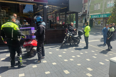 YAYALARIN GÜVENLİĞİ İÇİN MOTOSİKLET DENETİMLERİ ARTIYOR