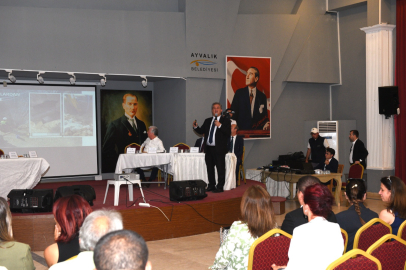 BASKİ AYVALIK’TA MUHTARLARLA BULUŞTU