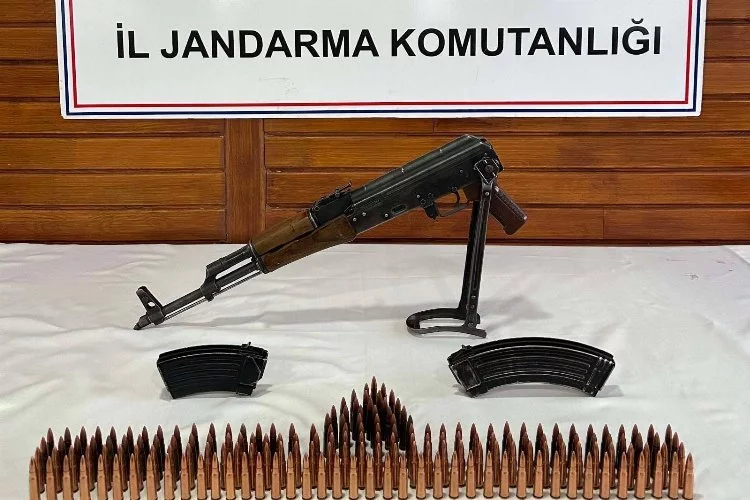Adıyaman'da Jandarma evde piyade tüfeği ele geçirdi