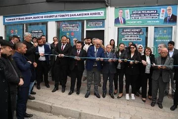 Gördes’te Cumhur İttifakı Seçim Bürosu açıldı