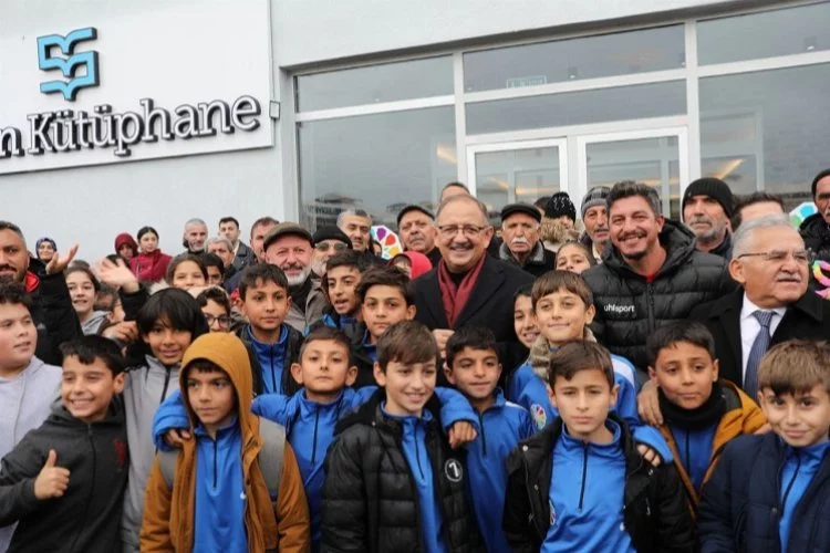 Kayseri'de Ahievran Sinan Kütüphane ve Spor Salonu açıldı