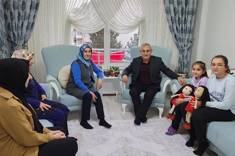 Kütahya'da Başkan Işık'tan şehit ailelerine ziyaret