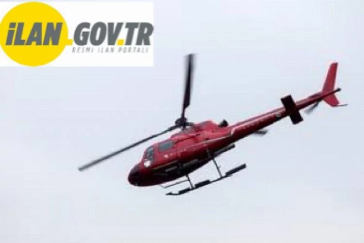 Mersin Büyükşehir Belediyesi Helikopter Satıyor