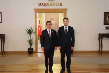 Ukrayna Antalya Konsolosu’ndan Başkan Aras’a ziyaret